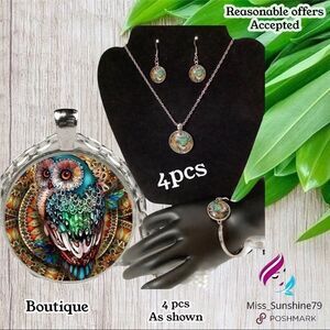 Boutique NEW - 4pcs fashion cabochon Set OWL 🦉